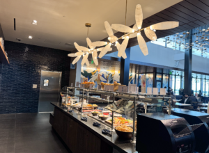 Buffet at Amex Lounge ATl