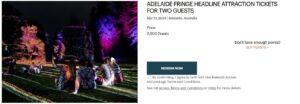 IHG One Access Adelaide Fringe tickets