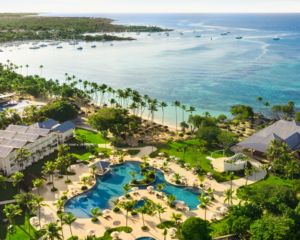 aerial view of the Hilton La Romana in the Dominican Republic