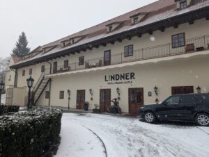 Photo of the exterior of the Lindner Hotel Prague Castle