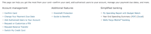 Wells Fargo Authorized User option
