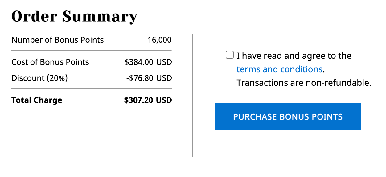Buy World of Hyatt Points With a 20 Discount (1.92¢ Per Point)