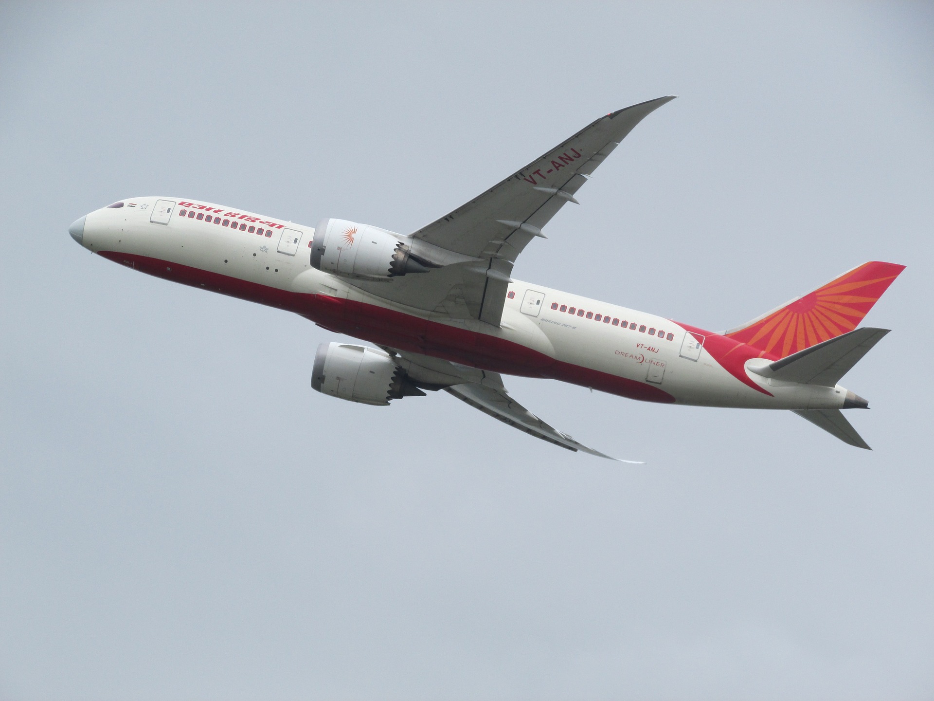 Air India 787 taking off