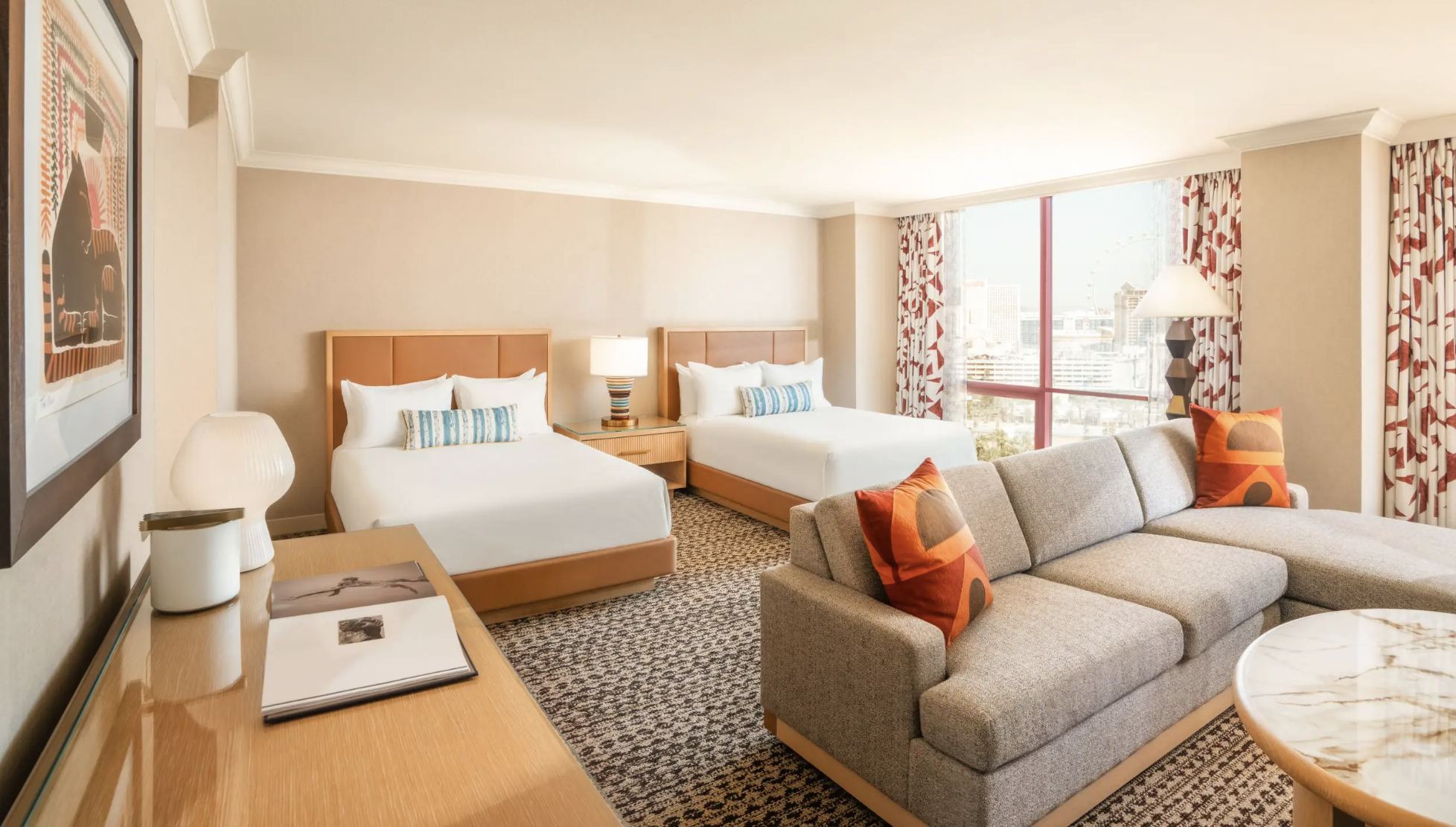 Rio Hotel/Casino renovated bedroom
