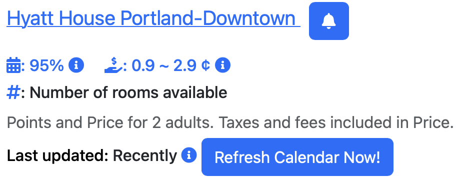 Hyatt House Portland Downtown award alert with MaxMyPoint
