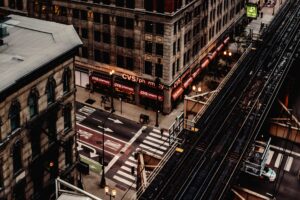 CVS Pharmacy on the corner in Chicago