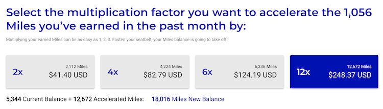 Flying Blue Multiply Miles options April 2024