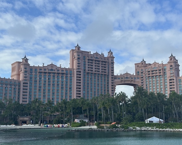 The exterior of the Atlantis Bahamas Resort