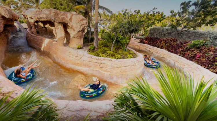 A photo of the rapid river ride at Atlantis.