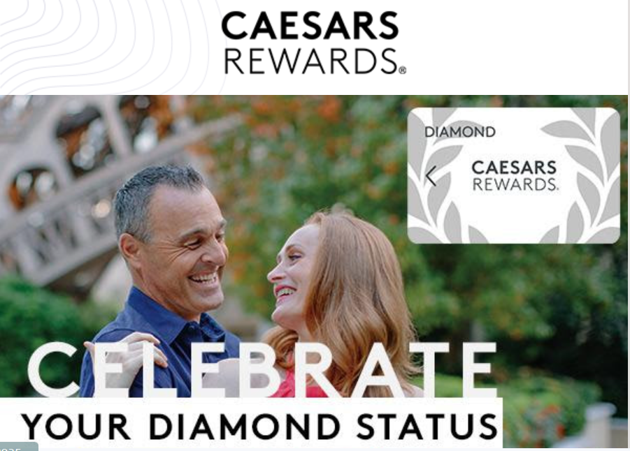 Caesars Diamond status banner