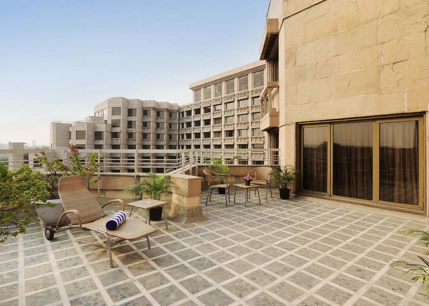 Terrace at the Hyatt Regency Delhi