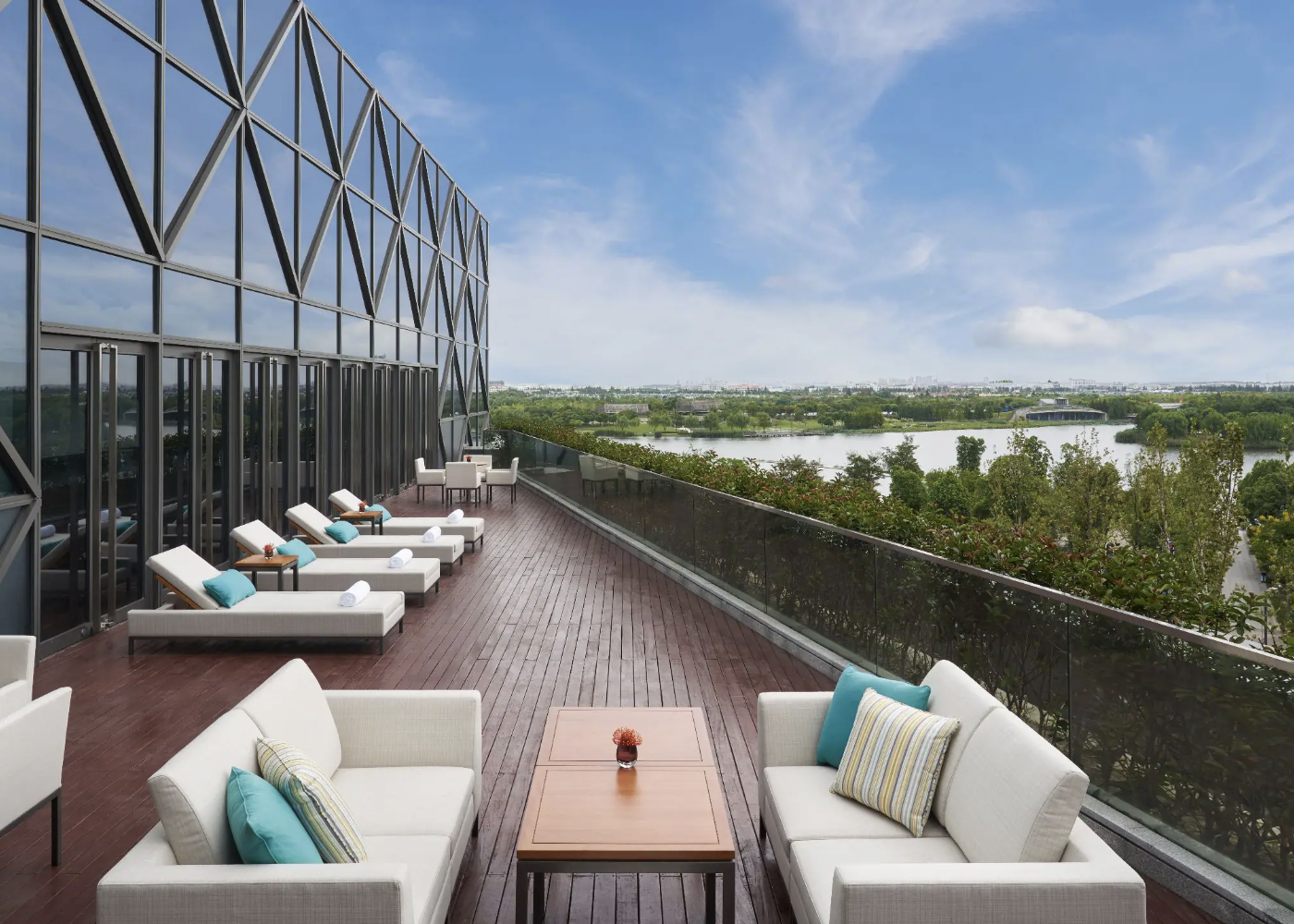 Terrace at the Hyatt Regency Shanghai Jiading