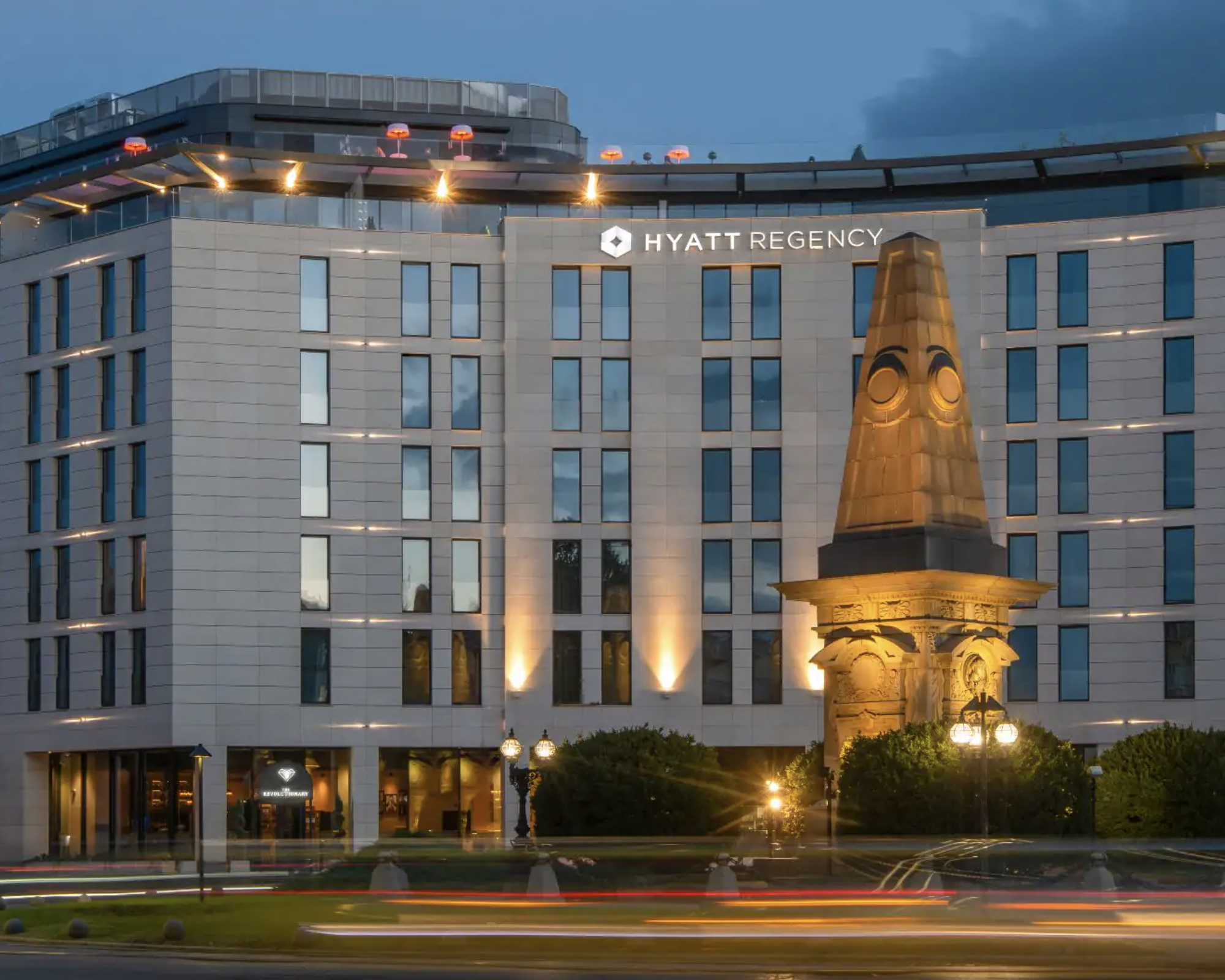 Hyatt Regency Sofia exterior.
