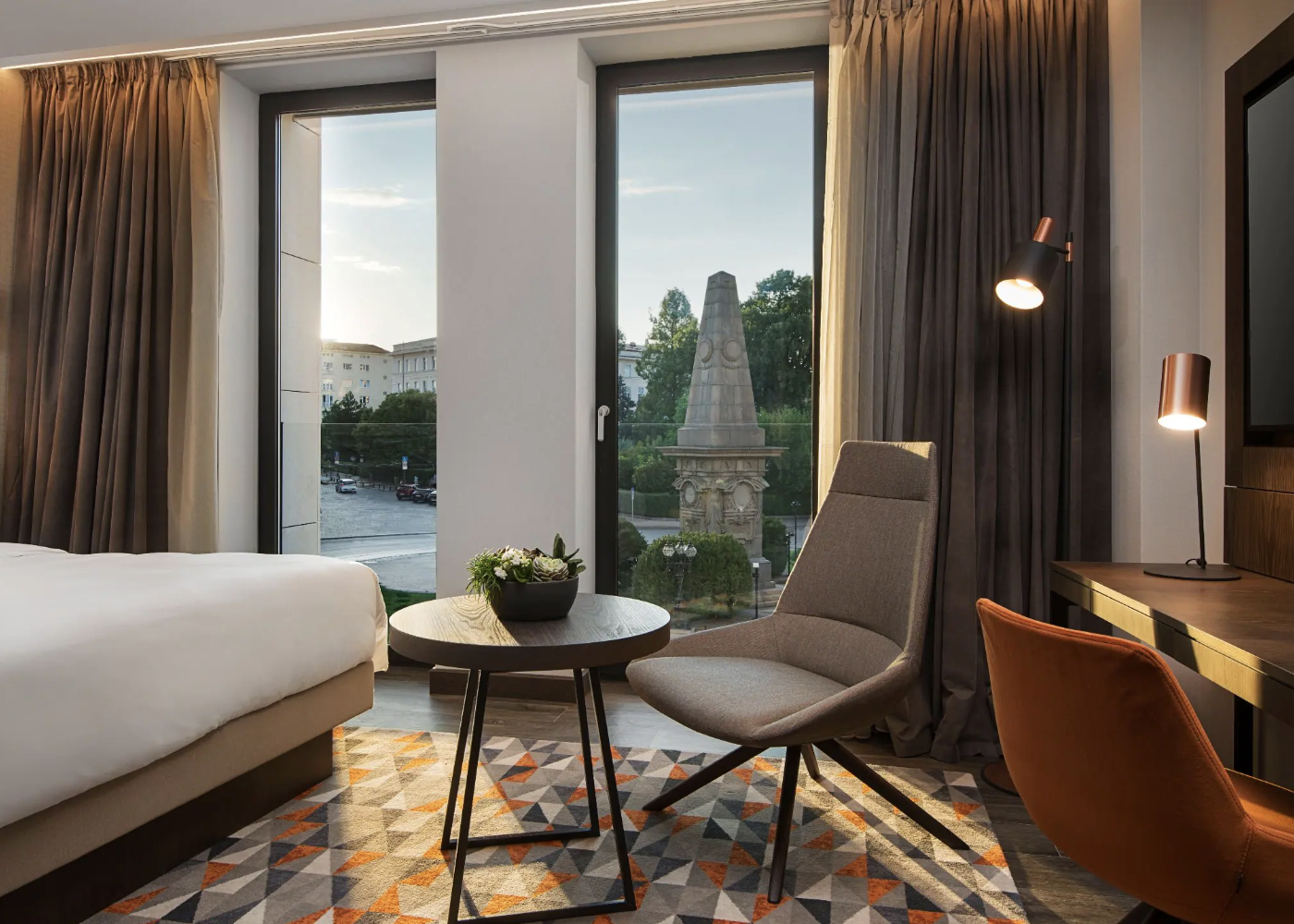 Bedroom at the Hyatt Regency Sofia