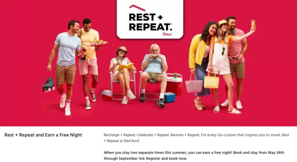 Red Roof Promotion Summer 2024