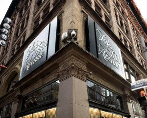 Saks Fifth Avenue storefront.