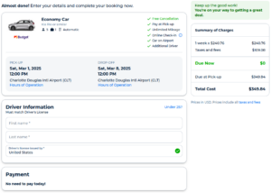 Book with Priceline via AutoSlash