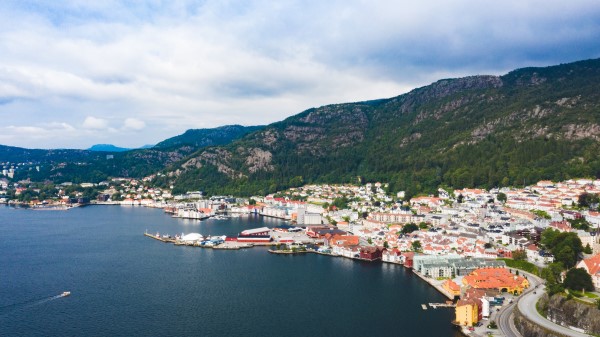 A photo of the Bergenhus Fortress in Norway