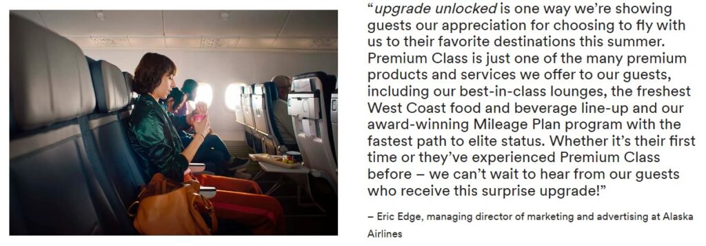Alaska Airlines Upgrades Unlocked Promotion