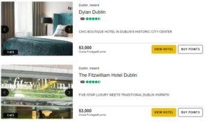 Choice Privileges Dylan hotel Dublin