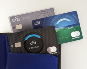 Trio of Citi Cards in Wallet.