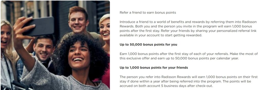 Radisson Rewards 1,000 Points New Member Bonus Promotion