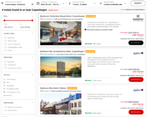 Radisson hotels in Copenhagen