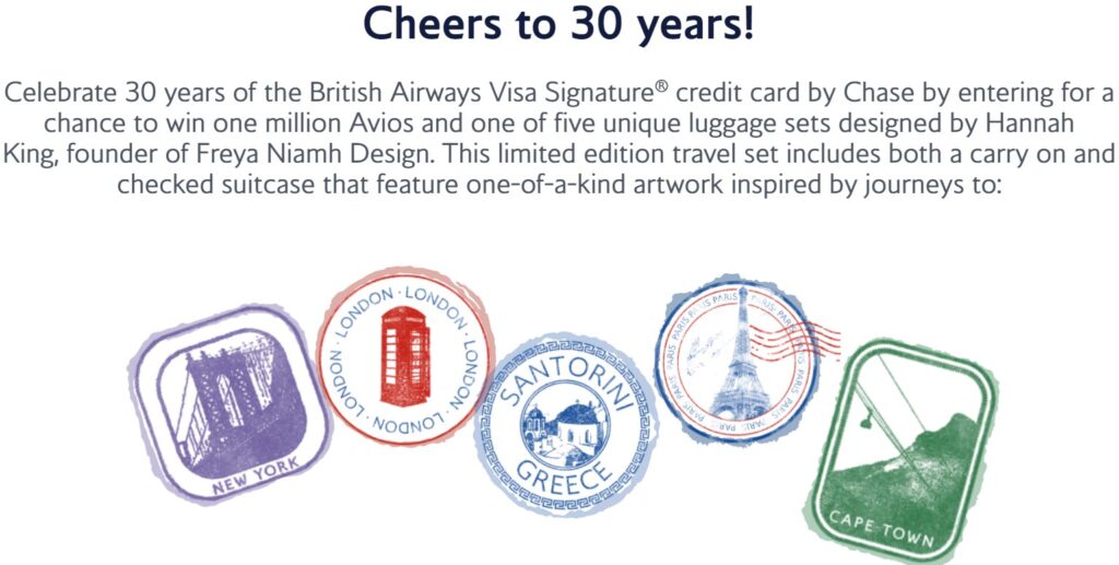 British Airways Luggage Tagged Sweepstakes