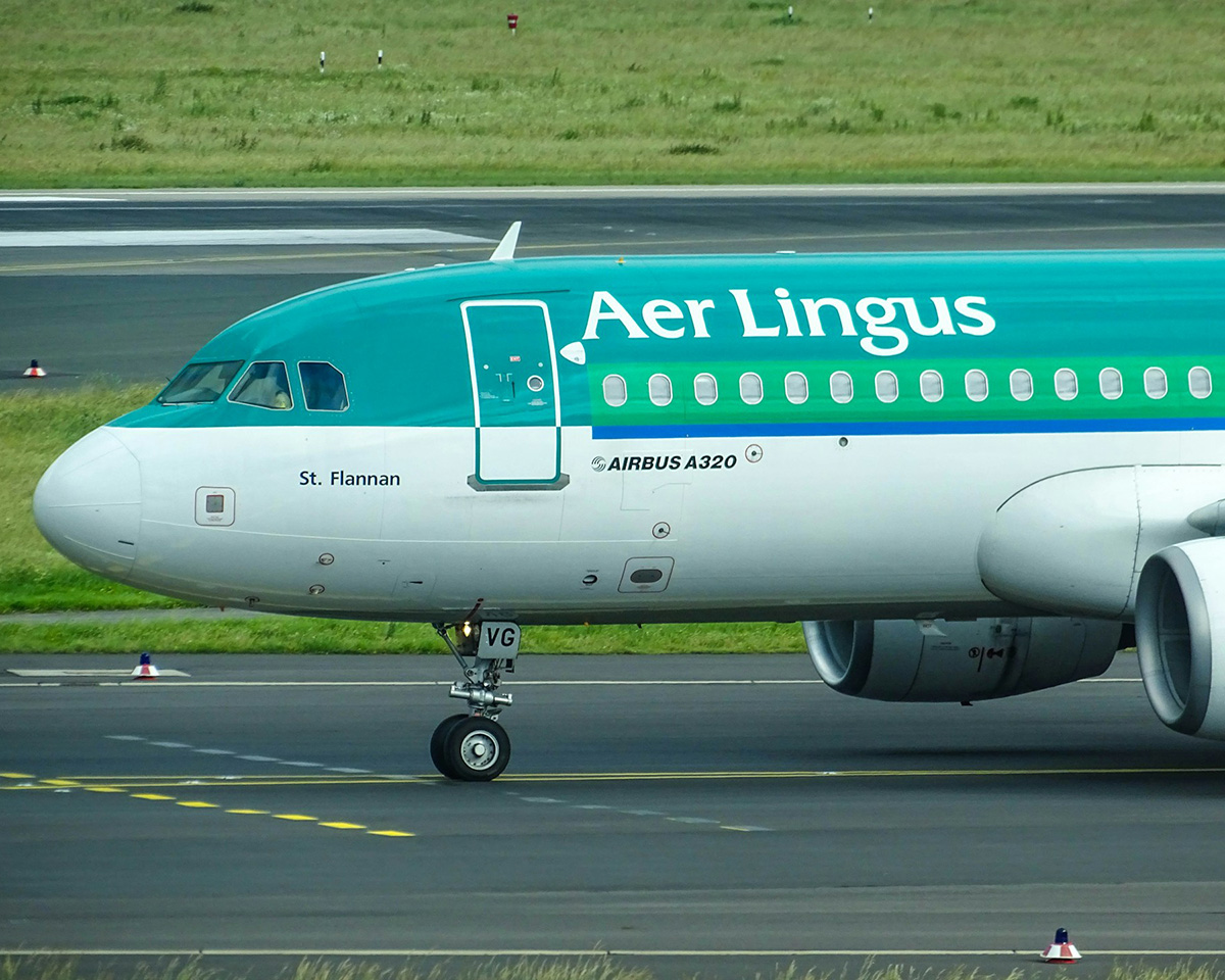 Aer Lingus Airbus A320 on the apron