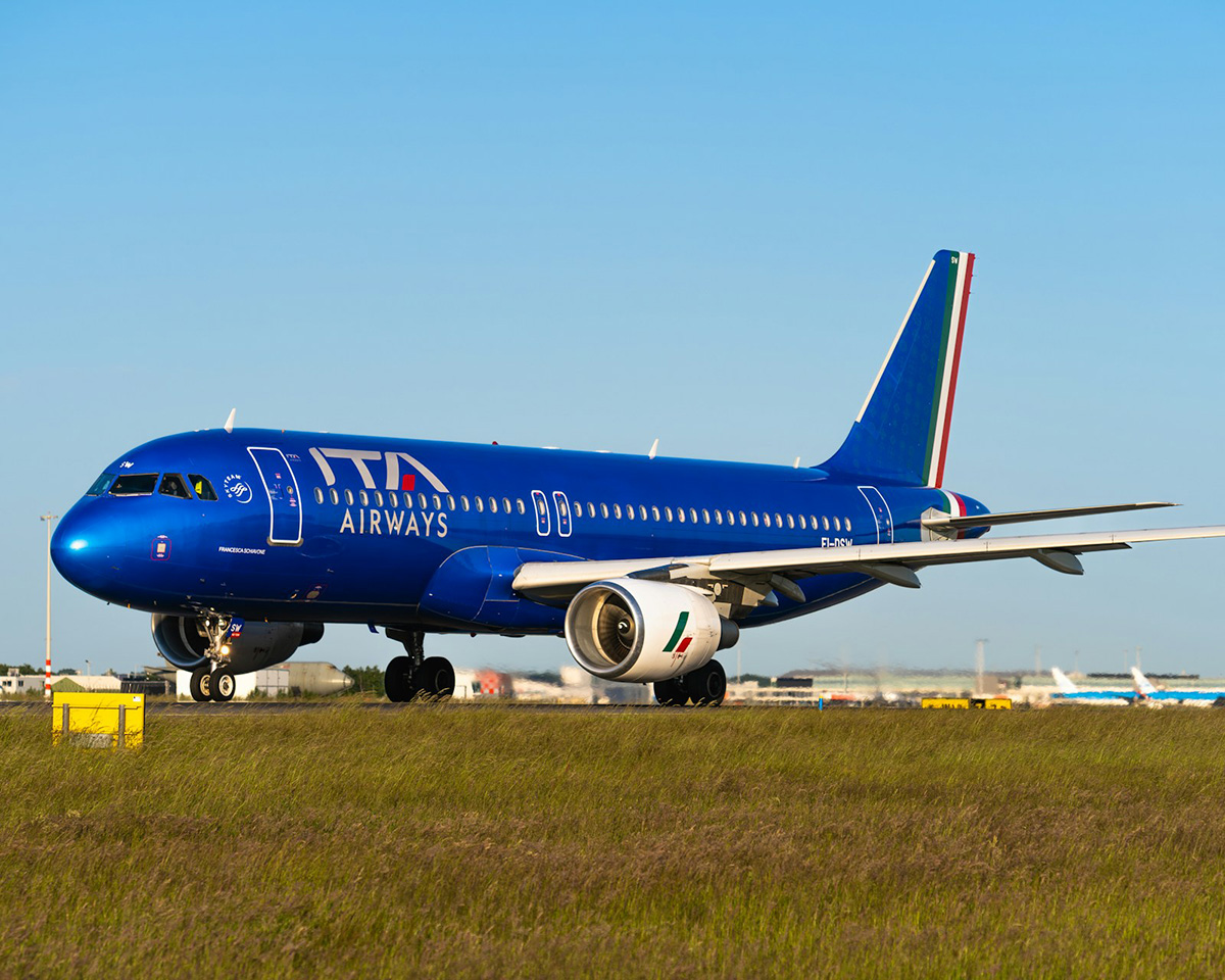 ITA aircraft on the apron at the airport-
