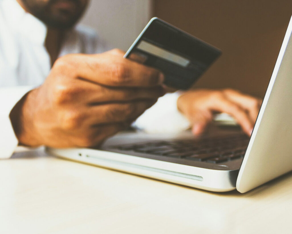 Making a credit card payment online