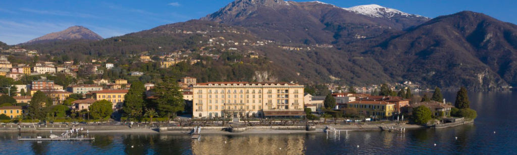 Aerial view of Grand Hotel Victoria.
