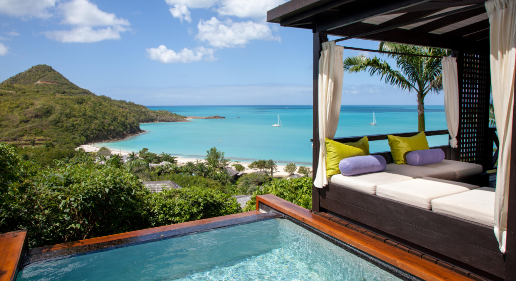 Ocean views at Hermitage Bay.