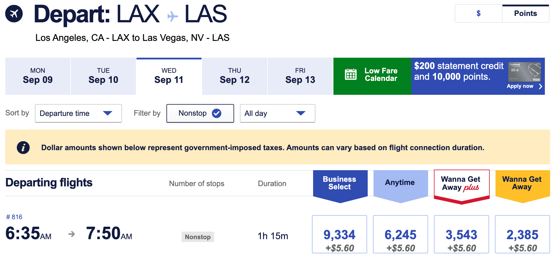 Buy Southwest Points With a 50 Discount (1.5¢ Each)