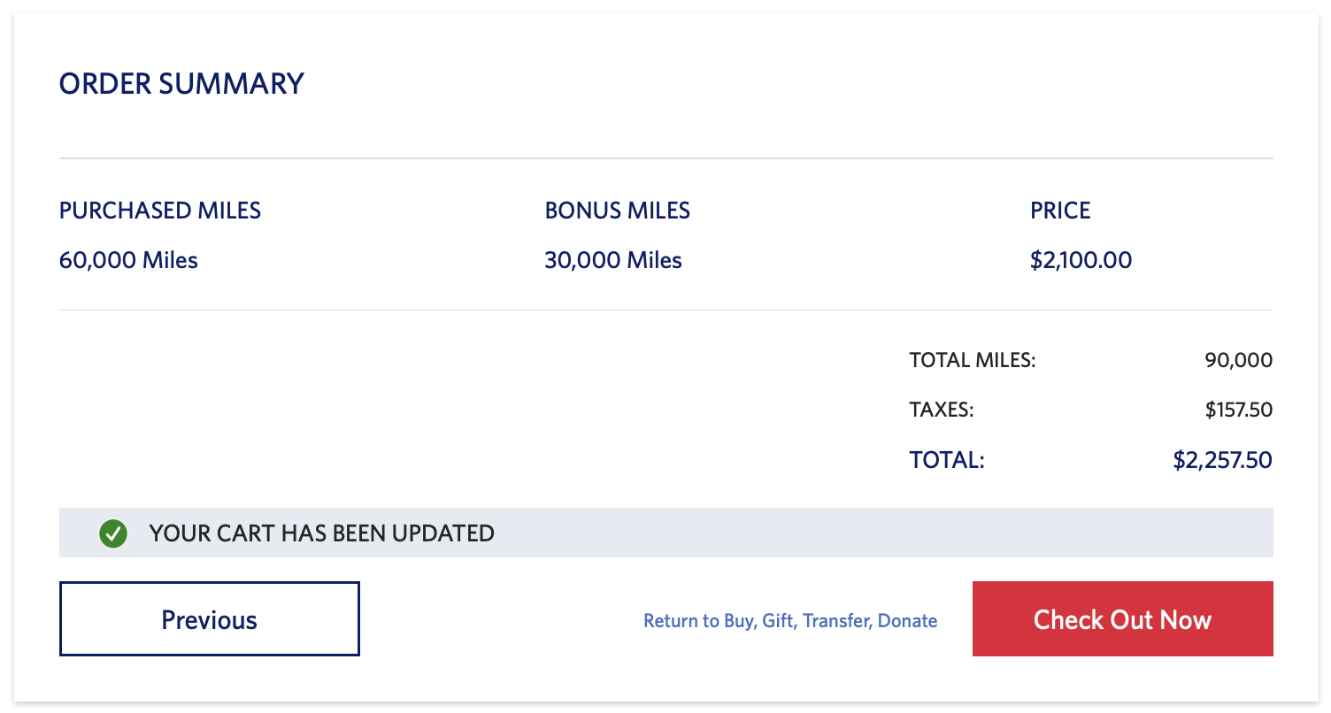 Delta up-to-50% buy SkyMiles sale.
