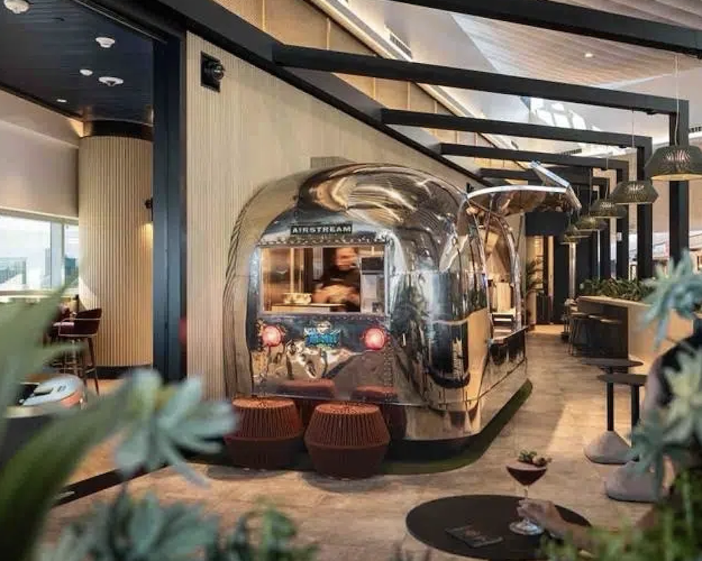 Airstream trailer at Sapphire Lounge PHX