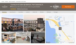 cash booking at country suites Cape Canaveral