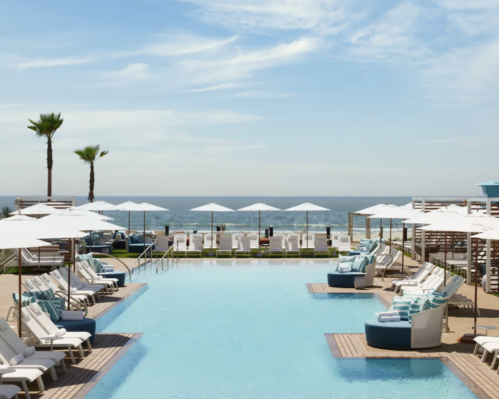 Main pool area at the Shore House at The Del, Curio Collection by Hilton