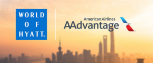 World of Hyatt and American Airlines partnership banner image
