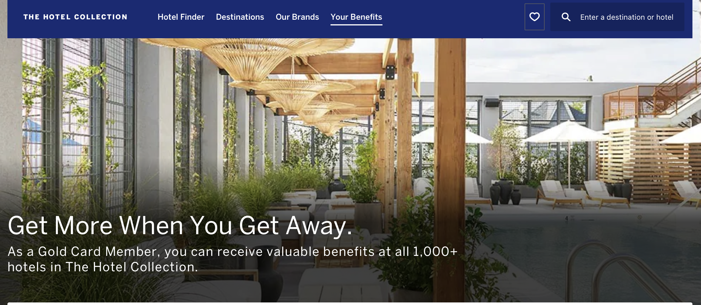 Amex Hotel Collection Banner Image