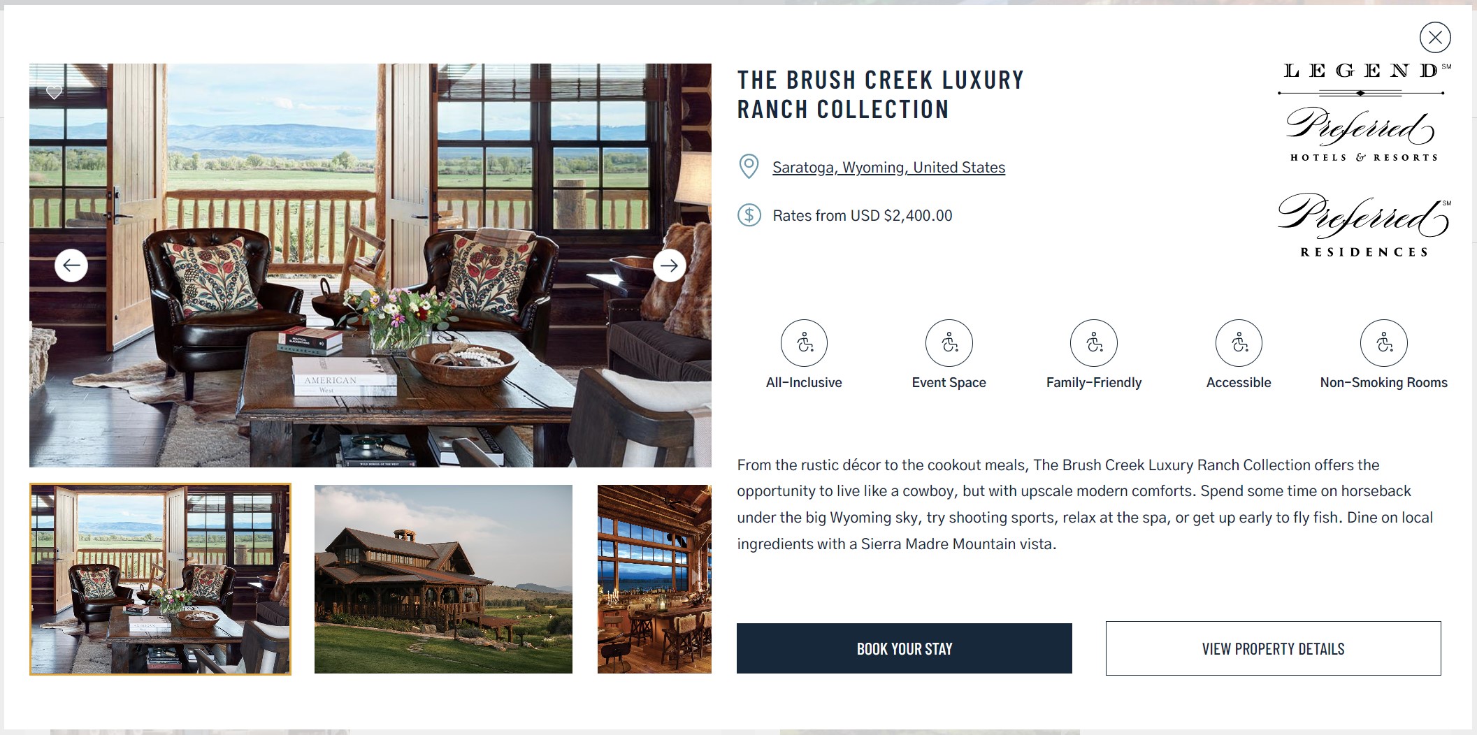 Brush Creek Luxury Inn