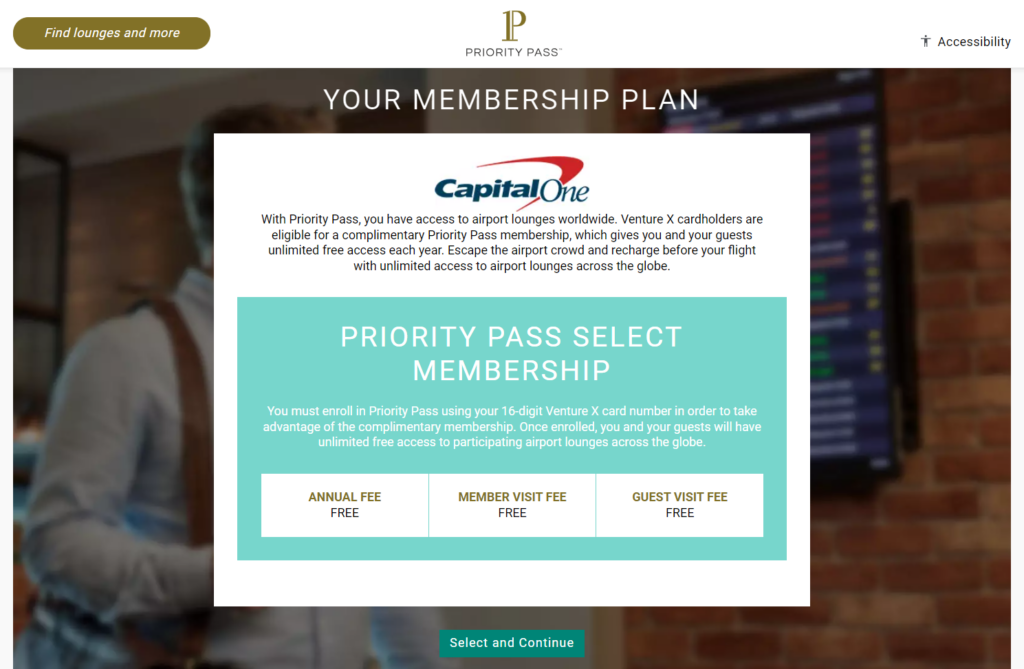 Capital One Venture X Cardholders How to Request Priority Pass
