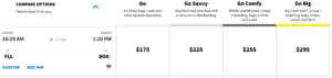 FLL - BOG standard pricing on Spirit Airlines