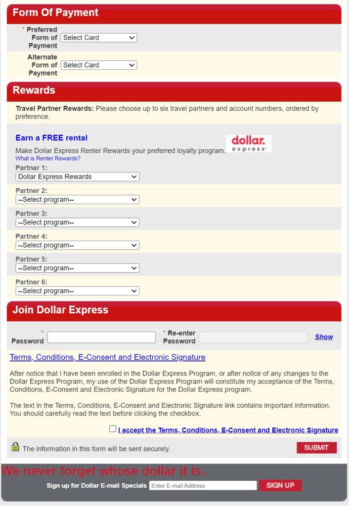 Dollar Rent a Car Guide How To Earn and Redeem Rewards