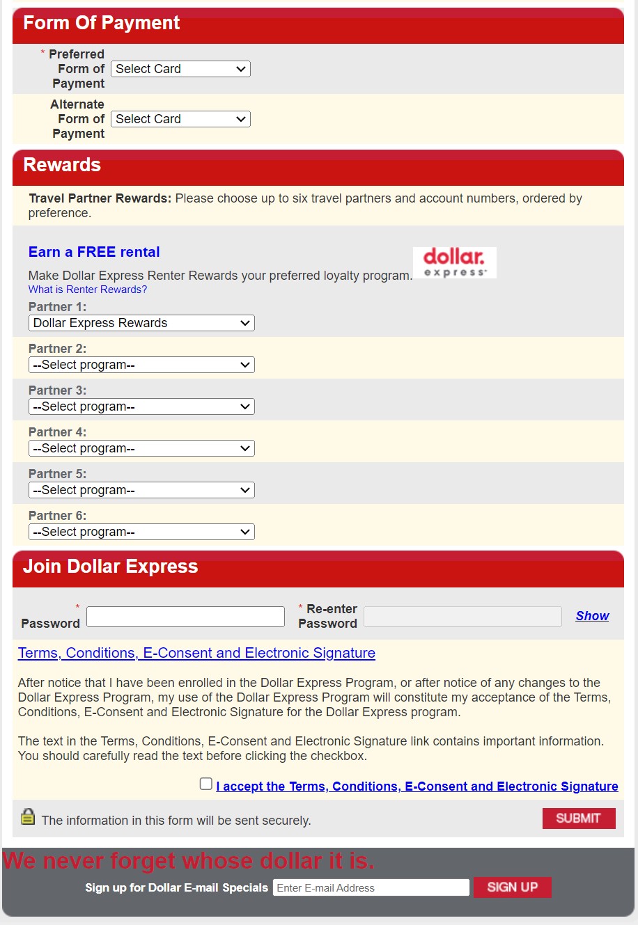 Dollar Rent a Car Guide How To Earn and Redeem Rewards