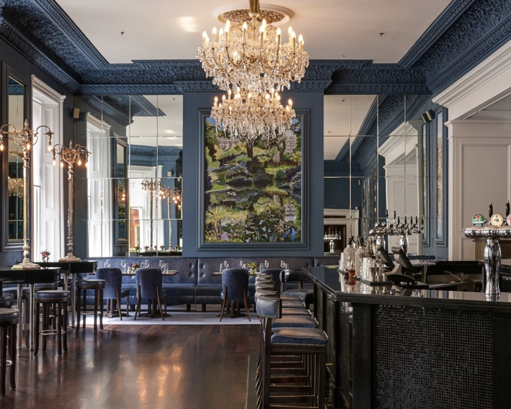 The bar/dining room area at The Shelbourne.