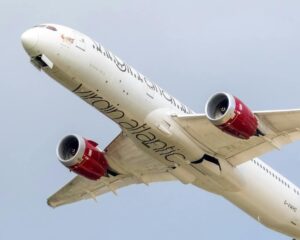 Virgin Atlantic 787 taking off.