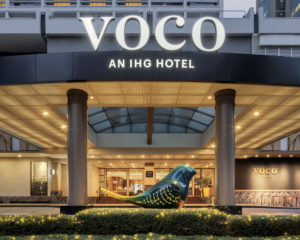 Front entrance of the voco Orchard Singapore
