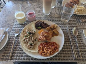 Breakfast at Le Meridien Maldives