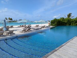 Pool at the Le Meridien Maldives